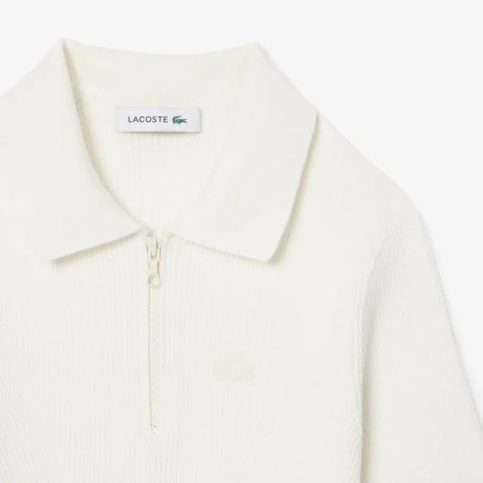 Women’s 3D Ribbed Knit Polo