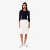 Women’s 3D Ribbed Midi Skirt
