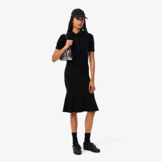 Women’s 3D Ribbed Midi Skirt
