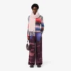Women’s Alpaca Blend Fringed Scarf