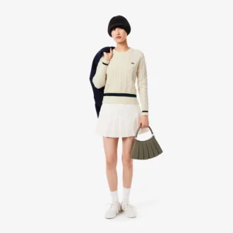 Women’s Cable Knit Wool Sweater