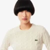 Women’s Cable Knit Wool Sweater