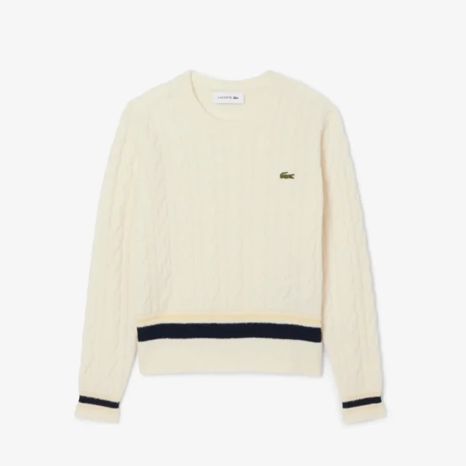 Women’s Cable Knit Wool Sweater