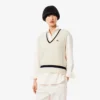 Women’s Cable Knit Wool Sweater Vest