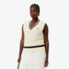 Women’s Cable Knit Wool Sweater Vest