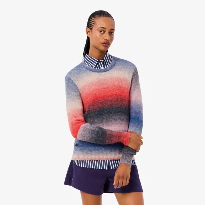 Women’s Crew Neck Ombra Sweater