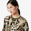 Women’s Crew Neck Wool Graphic Sweater