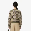 Women’s Crew Neck Wool Graphic Sweater