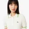 Women’s Cropped 3D Seamless Stretch Cotton Polo