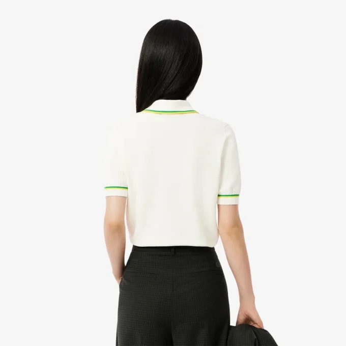 Women’s Cropped 3D Seamless Stretch Cotton Polo