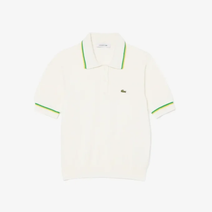 Women’s Cropped 3D Seamless Stretch Cotton Polo
