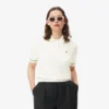 Women’s Cropped 3D Seamless Stretch Cotton Polo