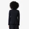Women’s Embroidered Logo Slim Fit Wool Blazer