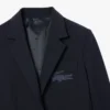 Women’s Embroidered Logo Slim Fit Wool Blazer