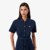 Women’s Flared Mini-Piqua Polo Dress
