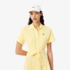 Women’s Flared Mini-Piqua Polo Dress