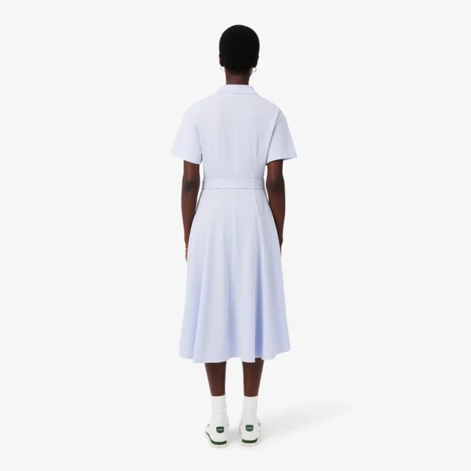 Women’s Flared Mini-Piqua Polo Dress