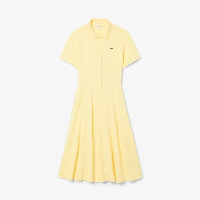 Women’s Flared Mini-Piqua Polo Dress