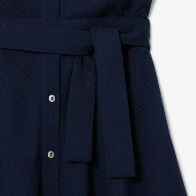 Women’s Flared Mini-Piqua Polo Dress