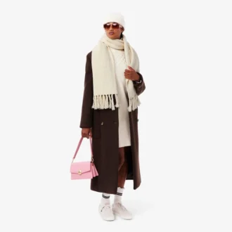 Women’s Fringed Wool Scarf