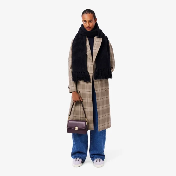 Women’s Fringed Wool Scarf