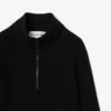 Women’s High-Neck 3D Ribbed Knit Sweater