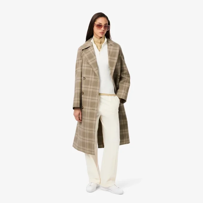 Women’s High-Neck 3D Ribbed Knit Sweater