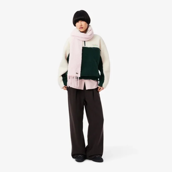 Women’s High-Neck Oversized Fleece Sweatshirt