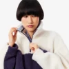 Women’s High-Neck Oversized Fleece Sweatshirt