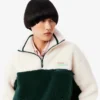 Women’s High-Neck Oversized Fleece Sweatshirt