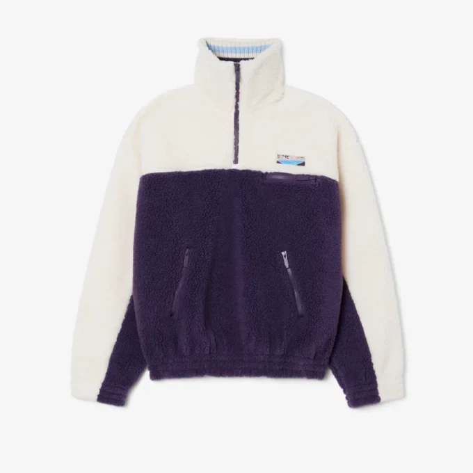 Women’s High-Neck Oversized Fleece Sweatshirt
