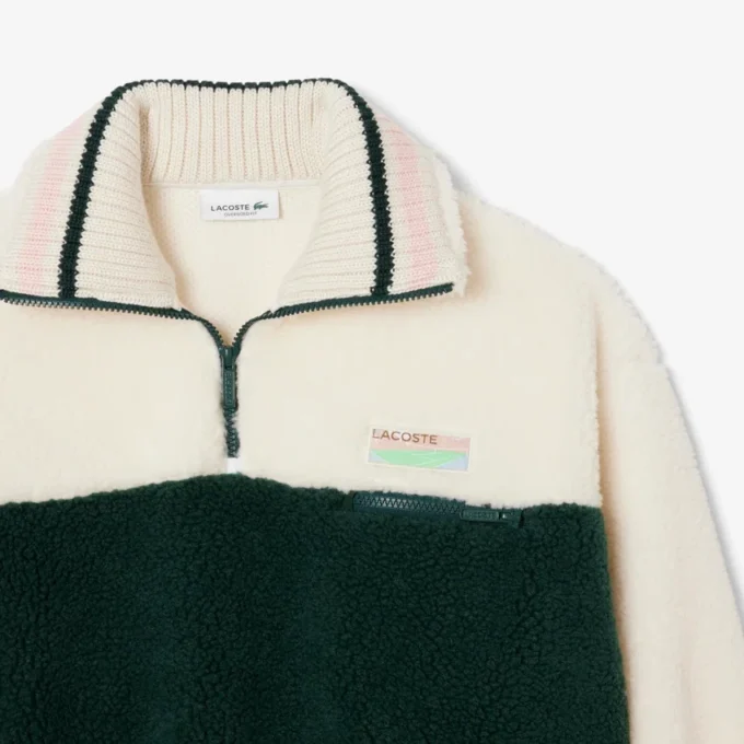 Women’s High-Neck Oversized Fleece Sweatshirt