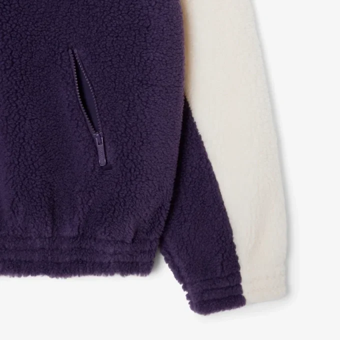 Women’s High-Neck Oversized Fleece Sweatshirt