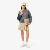 Women’s High-Neck Wool Blend Cable Knit Sweater