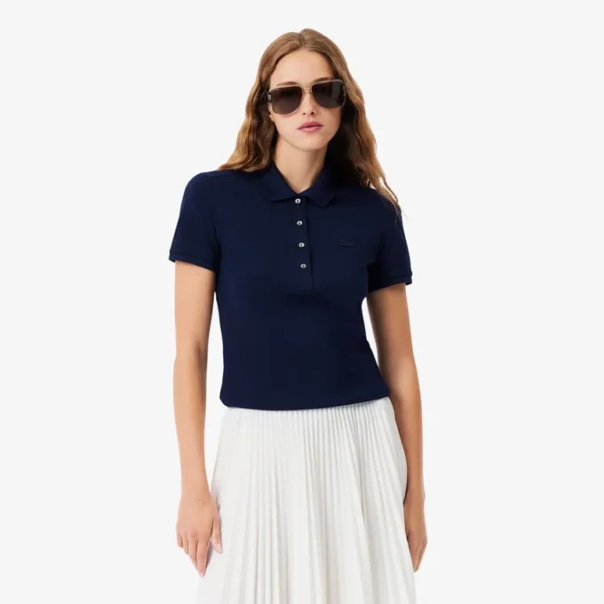 Women’s L.12.D Slim Fit Stretch Mini Piqua Polo