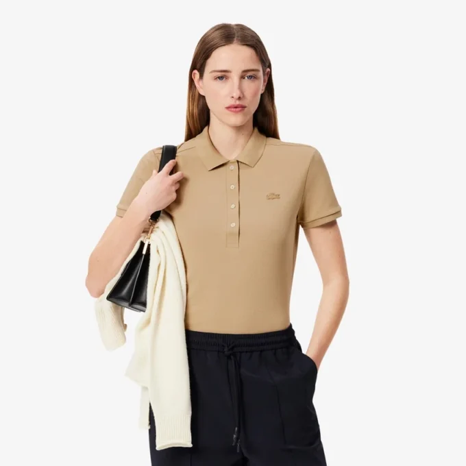 Women’s L.12.D Slim Fit Stretch Mini Piqua Polo