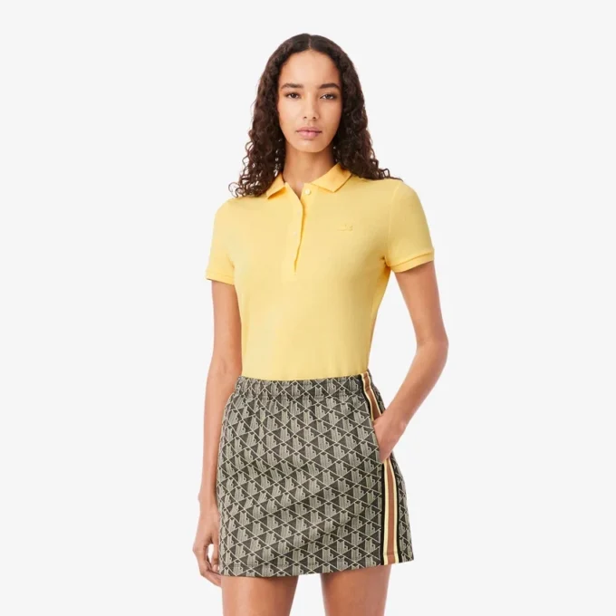 Women’s L.12.D Slim Fit Stretch Mini Piqua Polo