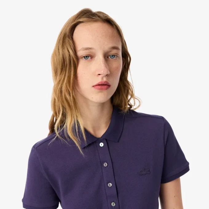 Women’s L.12.D Slim Fit Stretch Mini Piqua Polo