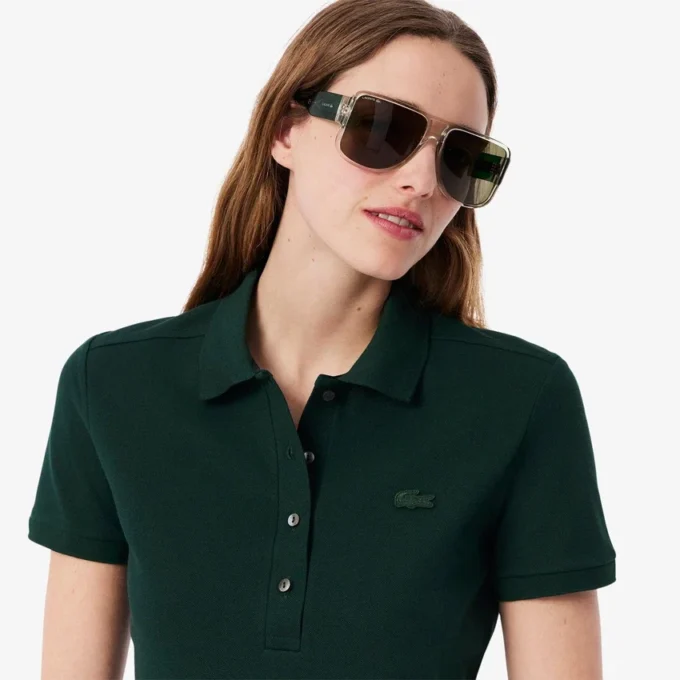 Women’s L.12.D Slim Fit Stretch Mini Piqua Polo