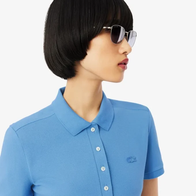 Women’s L.12.D Slim Fit Stretch Mini Piqua Polo