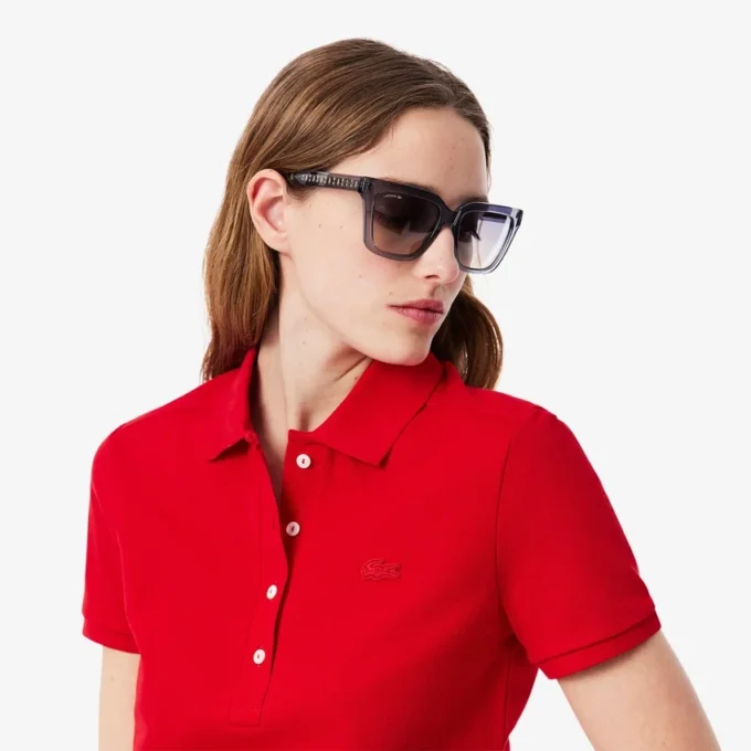 Women’s L.12.D Slim Fit Stretch Mini Piqua Polo