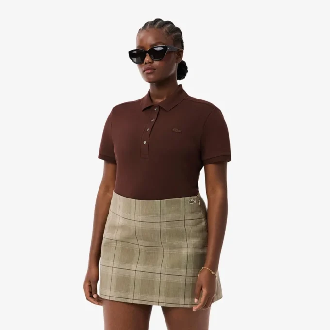 Women’s L.12.D Slim Fit Stretch Mini Piqua Polo