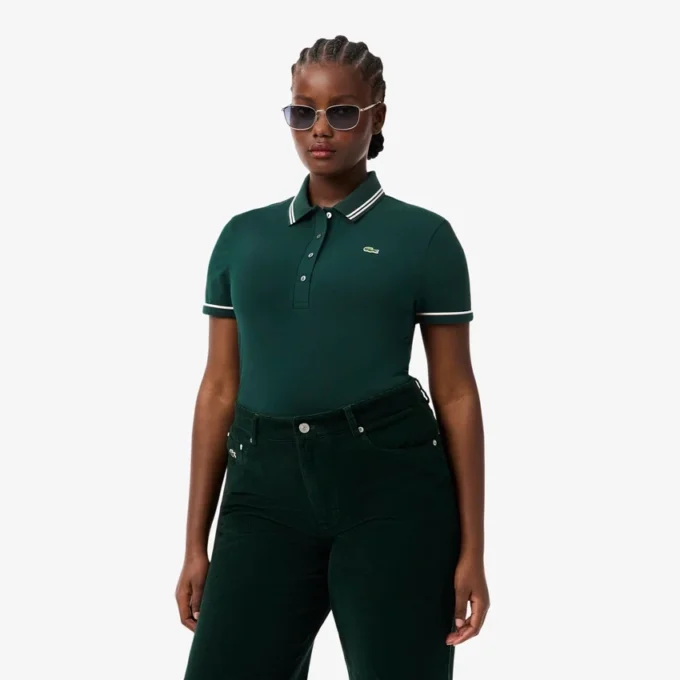 Women’s L.12.D Slim Fit Trim Detail Polo