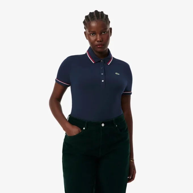 Women’s L.12.D Slim Fit Trim Detail Polo