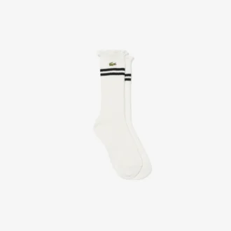 Women’s Lace Edge Ribbed Socks