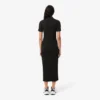 Women’s Long Ribbed Cotton Polo Dress