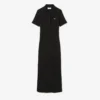 Women’s Long Ribbed Cotton Polo Dress