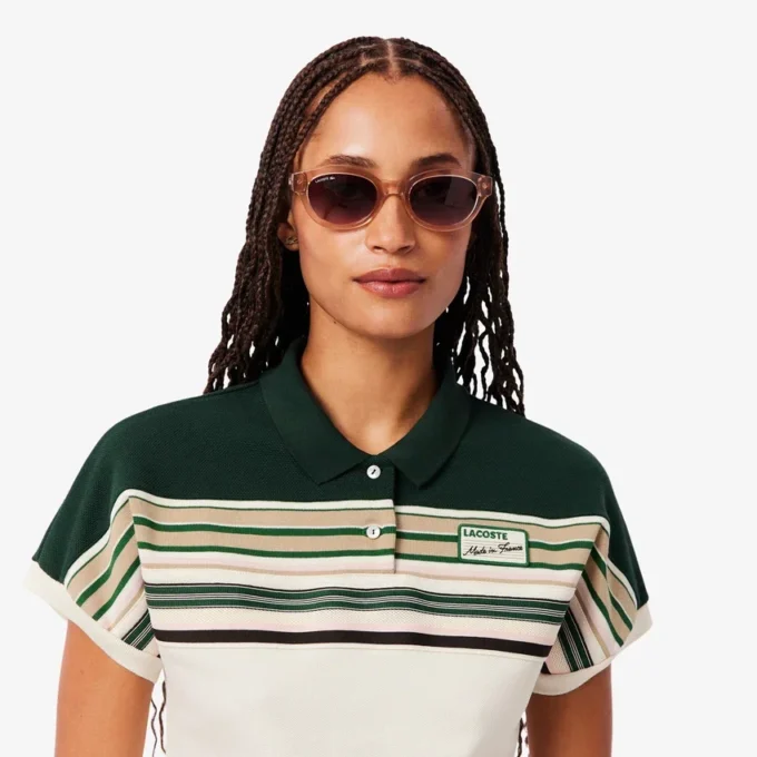 Women’s Made in France Slim Fit Striped Polo