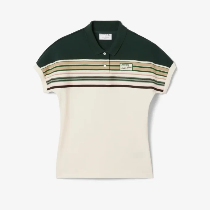Women’s Made in France Slim Fit Striped Polo