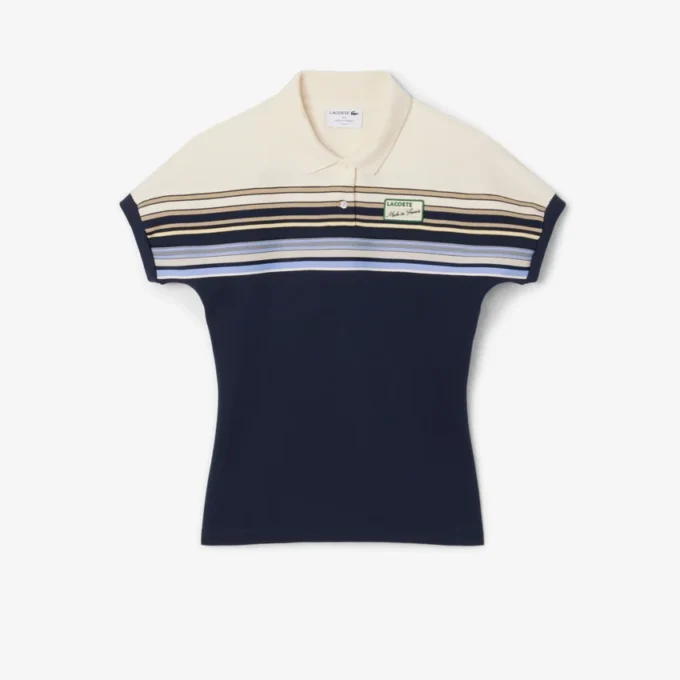 Women’s Made in France Slim Fit Striped Polo